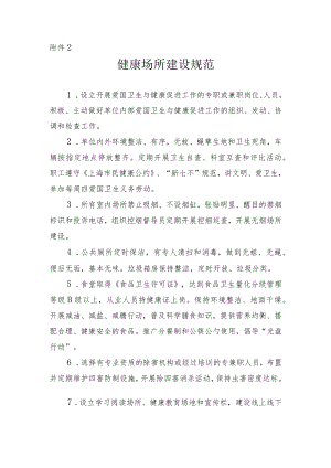 上海市卫生健康场所建设规范.docx