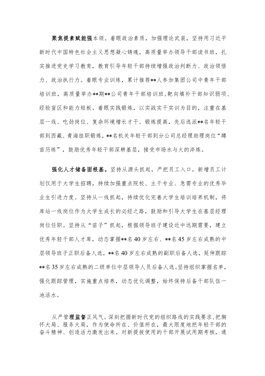 某国企优秀年轻干部队伍建设调研报告.docx_第2页