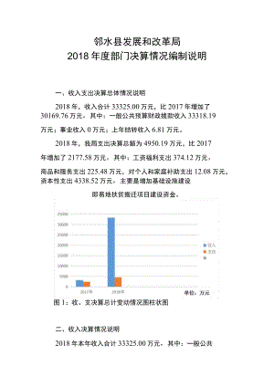 邻水县发展和改革局2018年度部门决算情况编制说明.docx