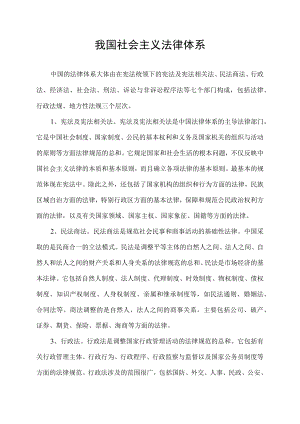 我国社会主义法律体系.docx