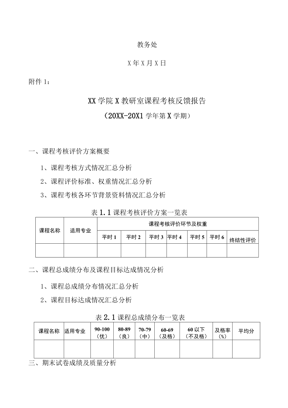 XX大学关于开展20XX-20X1学年第X学期课程考核反馈工作的通知.docx_第3页