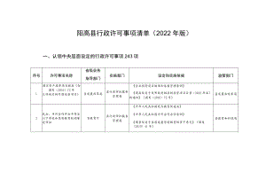 阳高县行政许可事项清单2022年版.docx