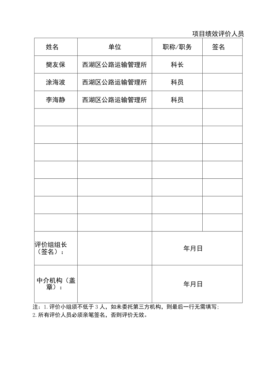 西湖区公路运输管理所路面治超专项经费项目支出绩效评价报告.docx_第2页