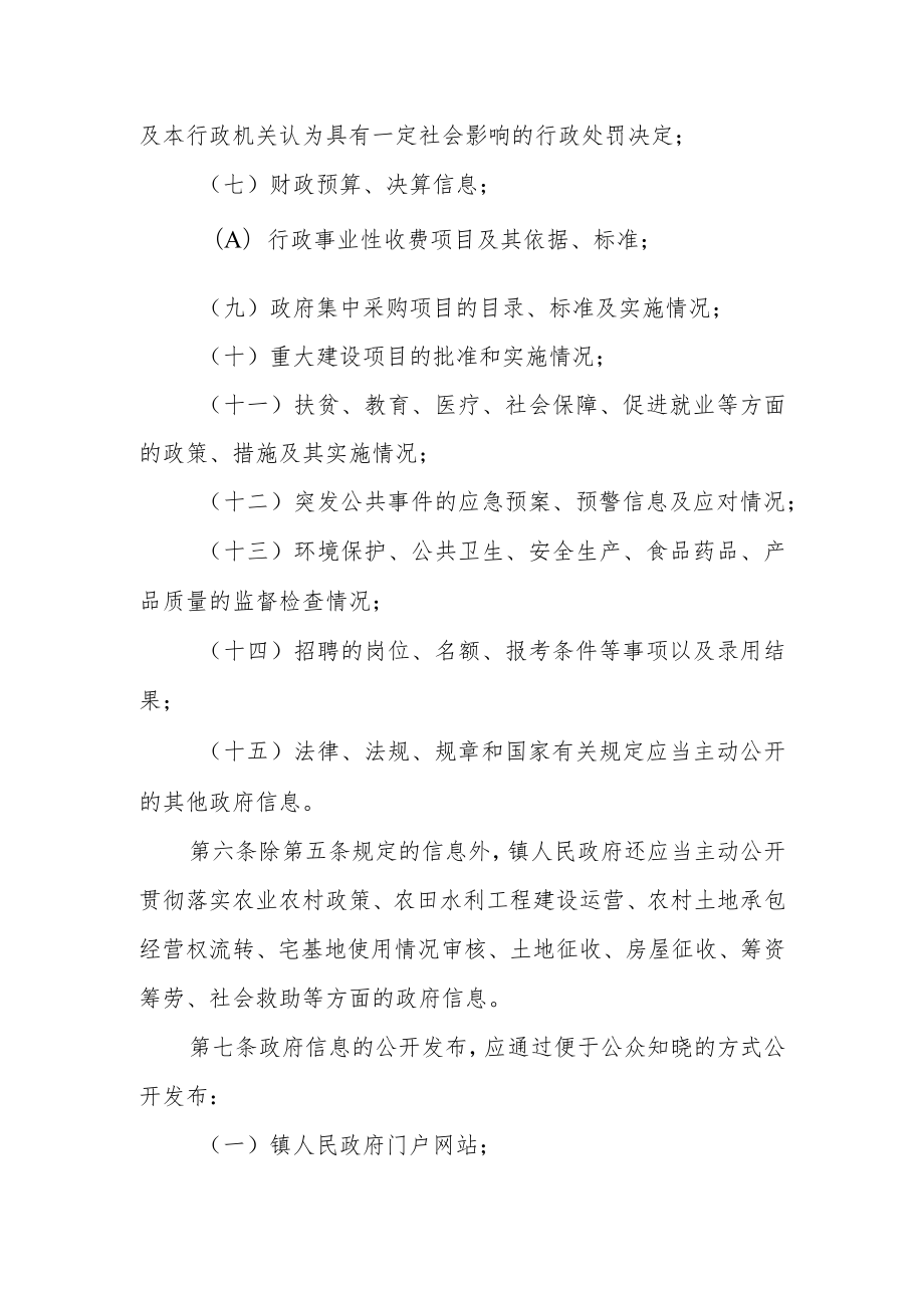 乡镇政府信息发布制度.docx_第2页