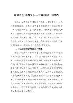 交警大队大队长学习党的二十大精神心得体会五篇合辑.docx