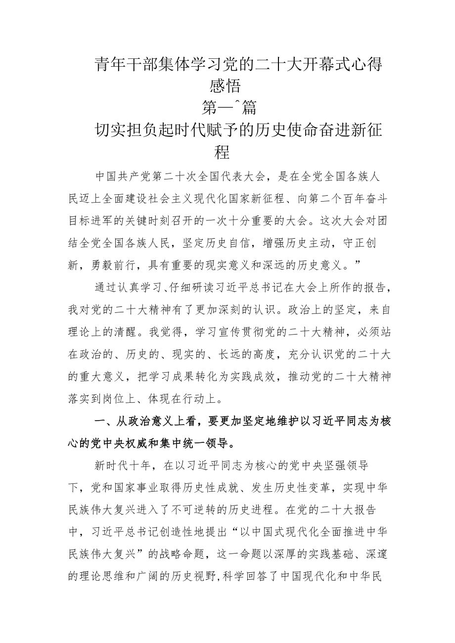 2022年研讨交流党的“二十大”报告交流发言材料.docx_第2页