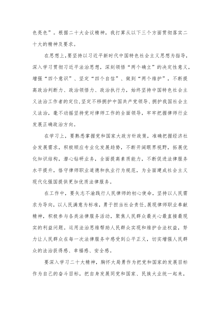 律师党员学习二十大心得体会.docx_第2页