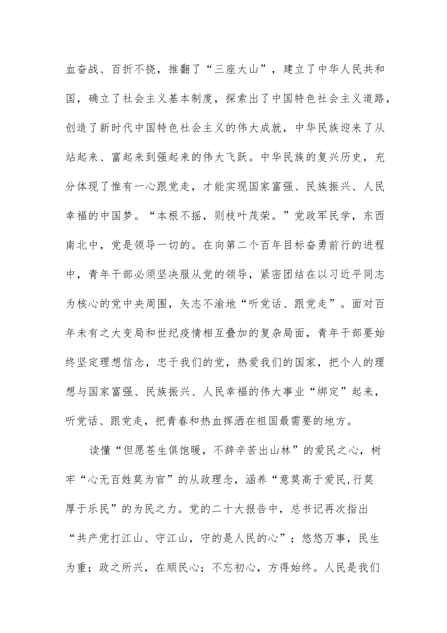 学习二十大报告精神心得体会（五篇）.docx_第2页