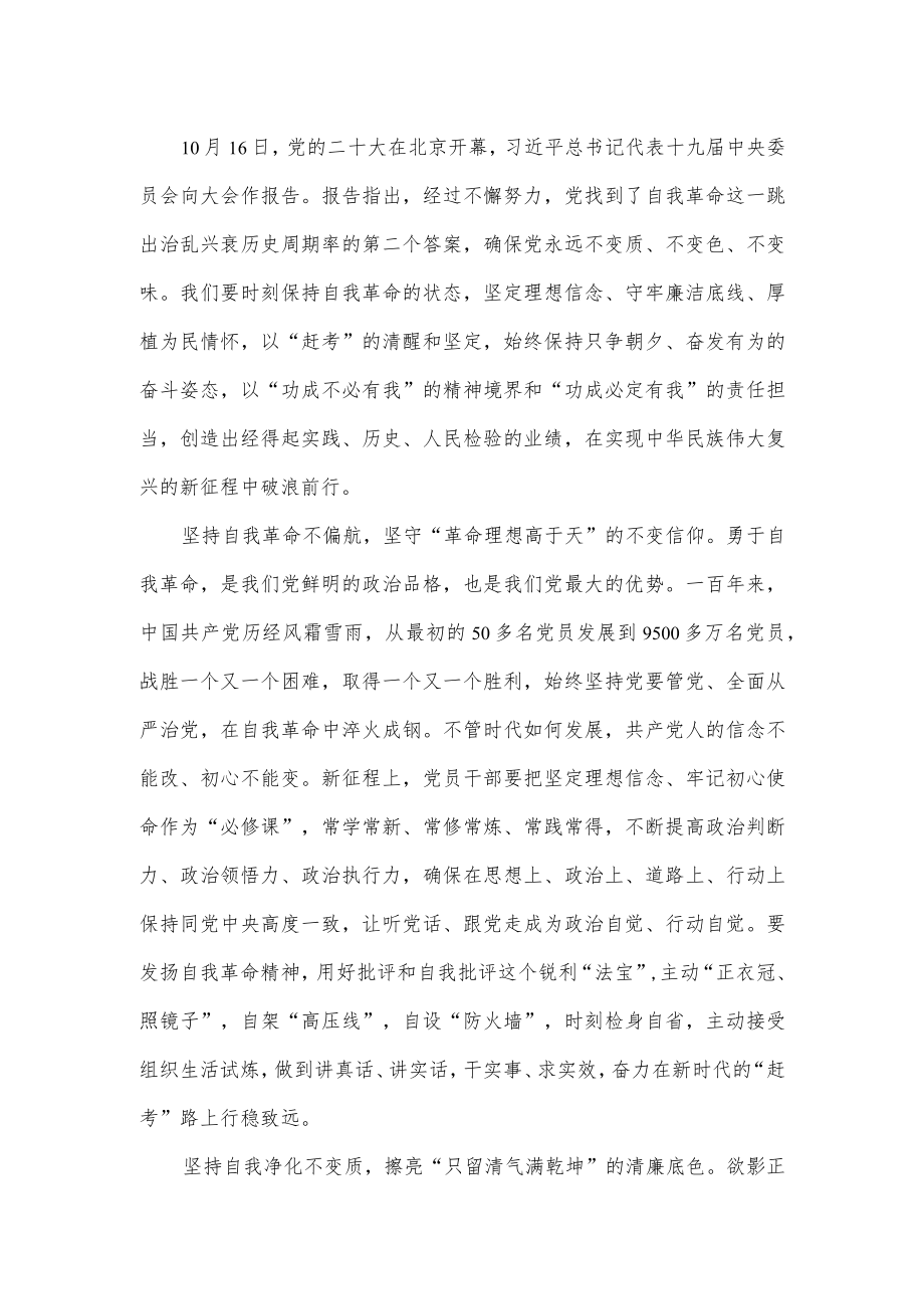 基层党员学习二十大精神心得体会2篇.docx_第3页