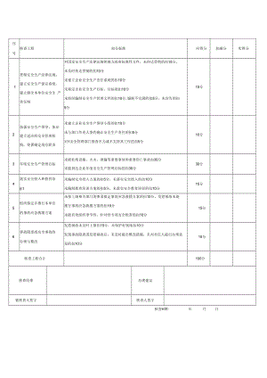 (完整word版)安全生产责任制考核表(全套)-文档.docx