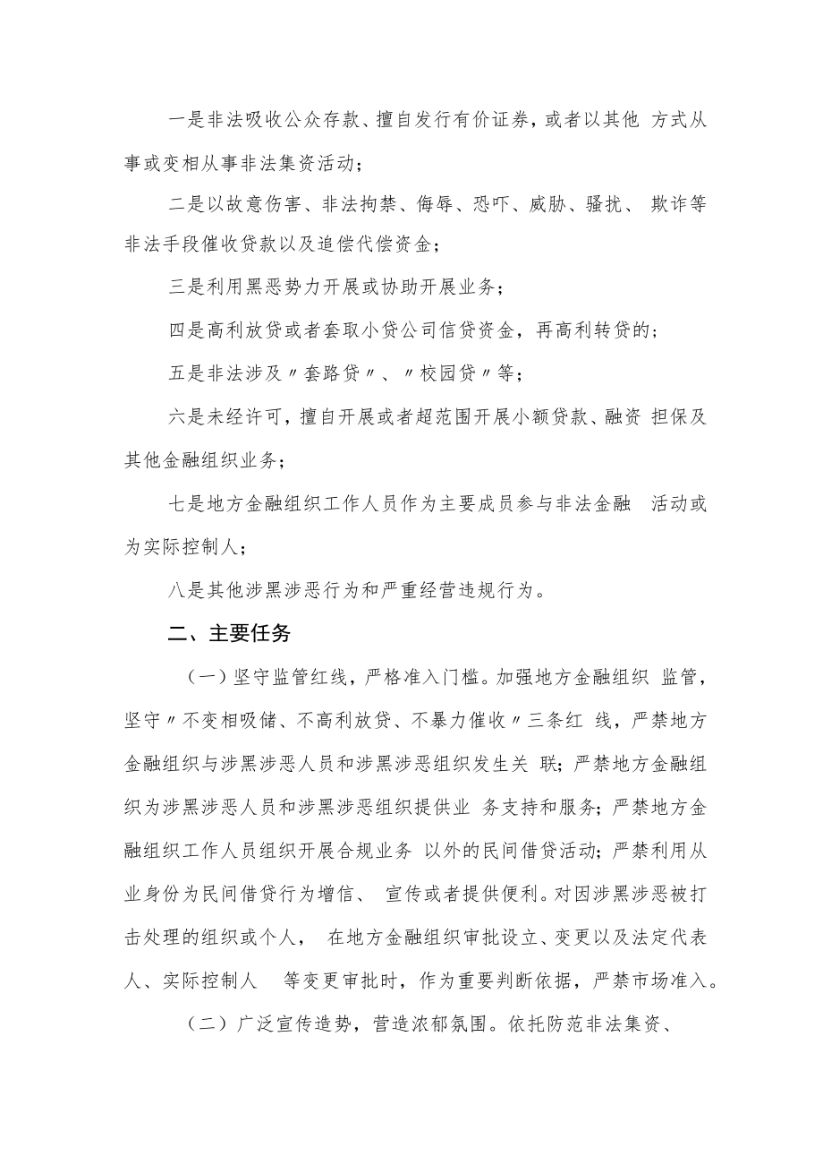 XX县金融领域“扫雷”行动实施方案.docx_第2页