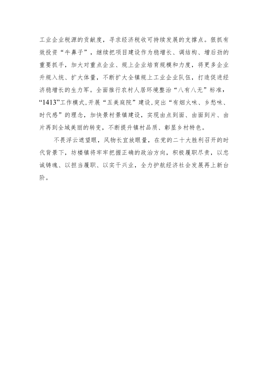 坊楼镇党委书记谈学习宣传贯彻党的二十大精神（1201）.docx_第3页