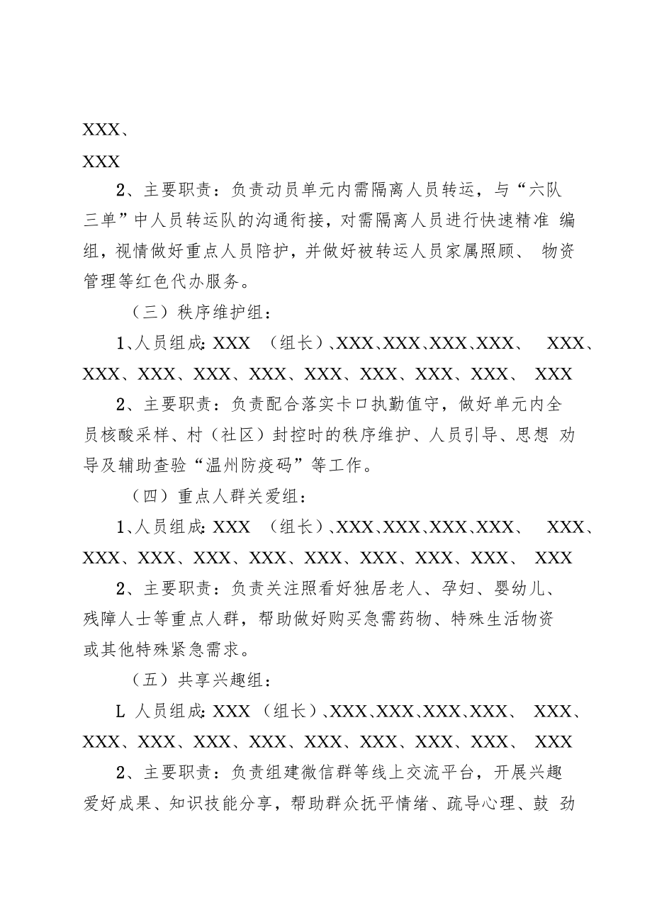 2022年社区小区“党群连心·分组包户”疫情防控应急演练方案.docx_第3页