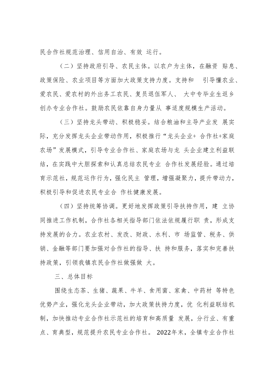 XX镇2022年开展农民专业合作社规范提升工作实施方案.docx_第2页