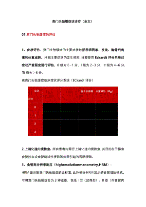 贲门失弛缓症该诊疗（全文）.docx