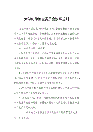 大学纪律检查委员会议事规则.docx