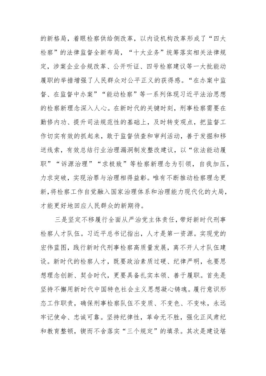 副检察长深入学习贯彻落实党的二十大精神心得体会.docx_第3页