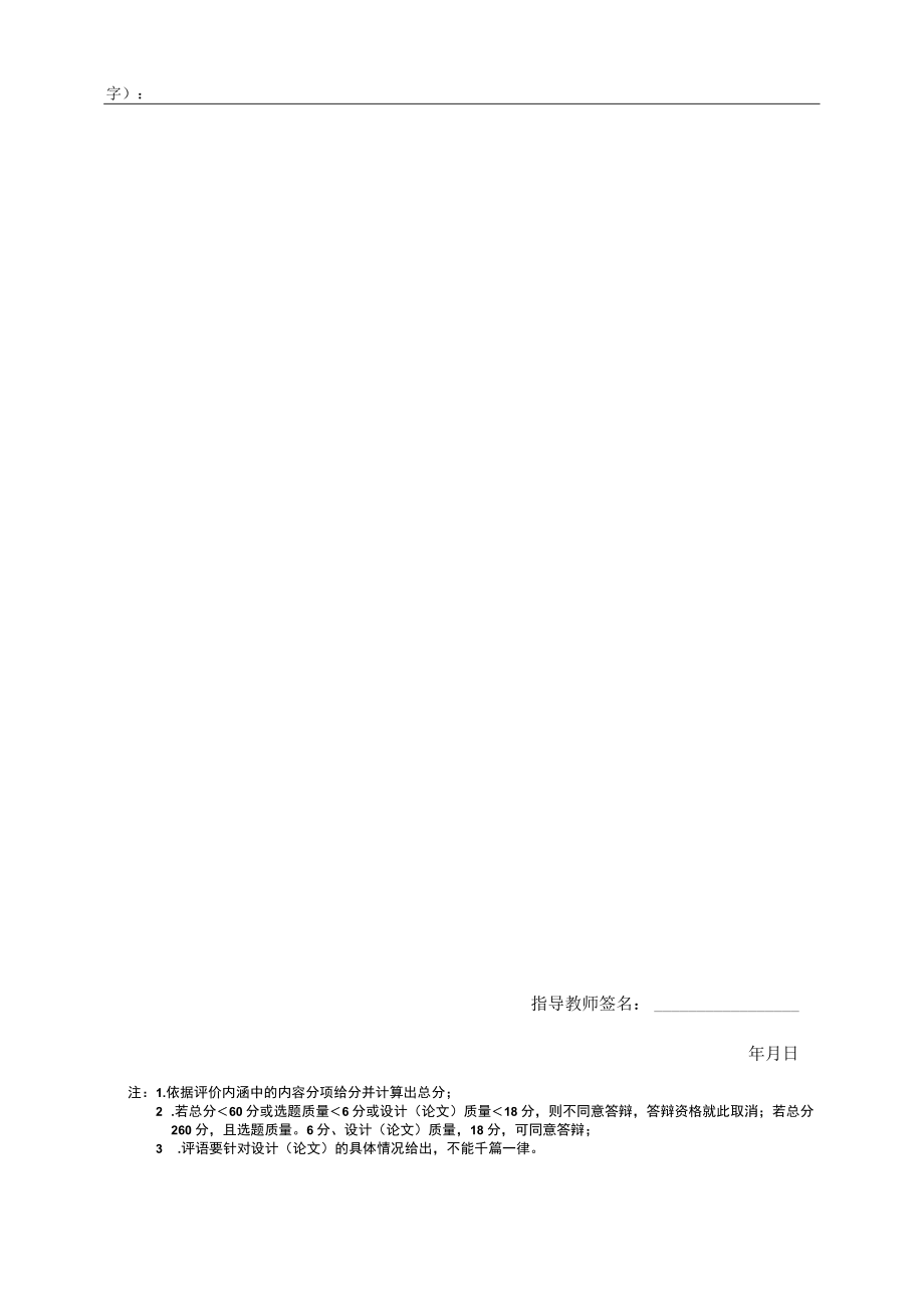 XX大学毕业设计（论文）指导教师评分表.docx_第2页