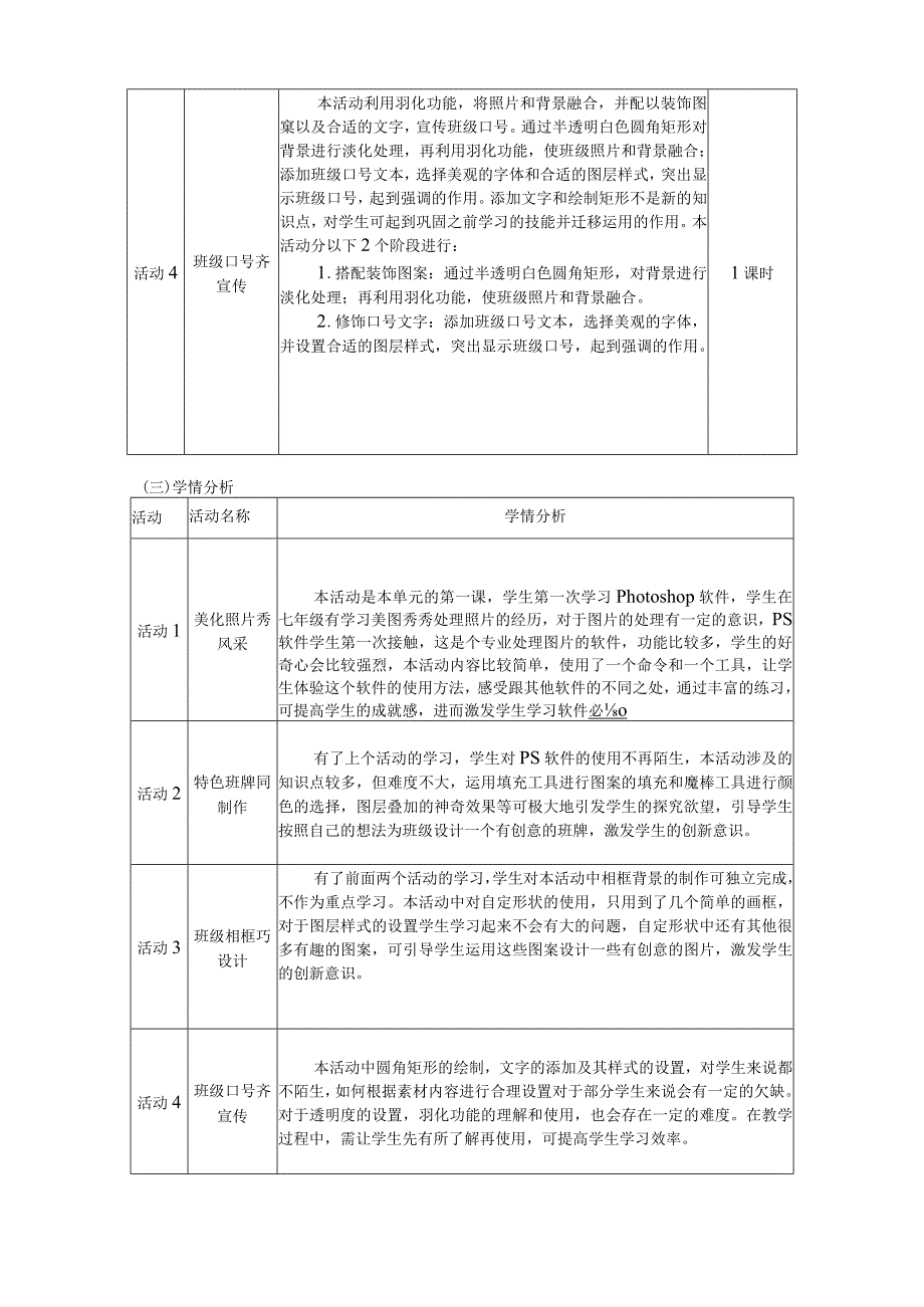 八年级上册信息技术学科第一单元《展示班级魅力》作业设计.docx_第3页