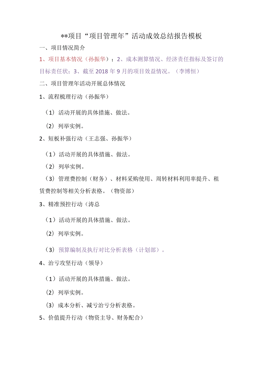 ××项目“项目管理年”活动成效总结报告模板.docx_第1页