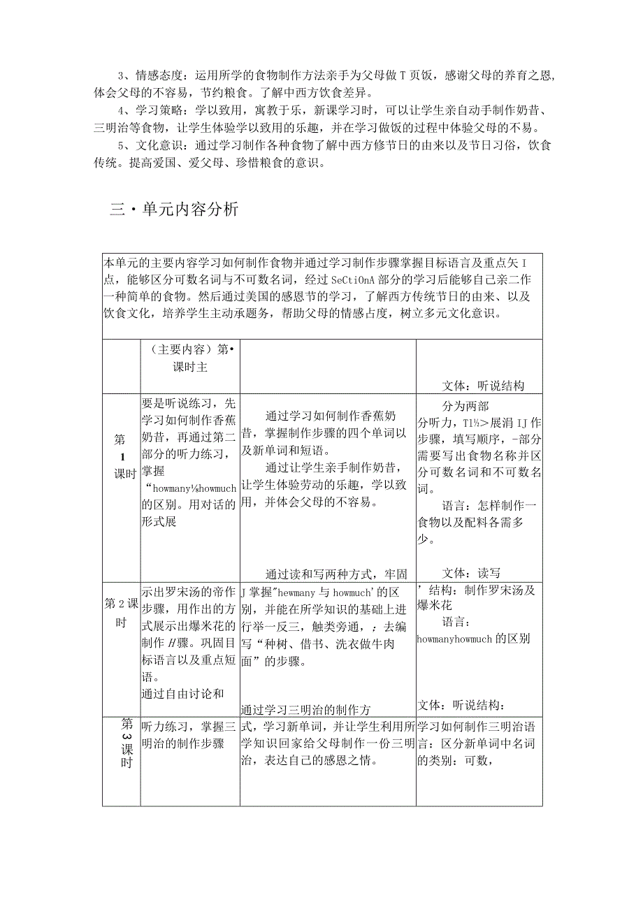 Unit 8 How do you kake a banan milk shake单元作业设计.docx_第2页