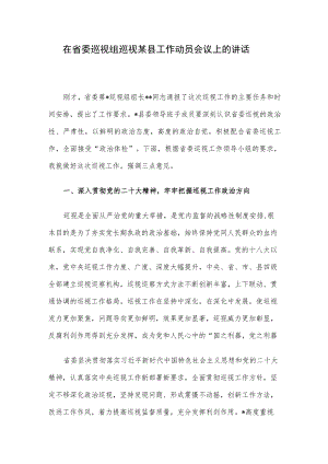 在省委巡视组巡视某县工作动员会议上的讲话.docx