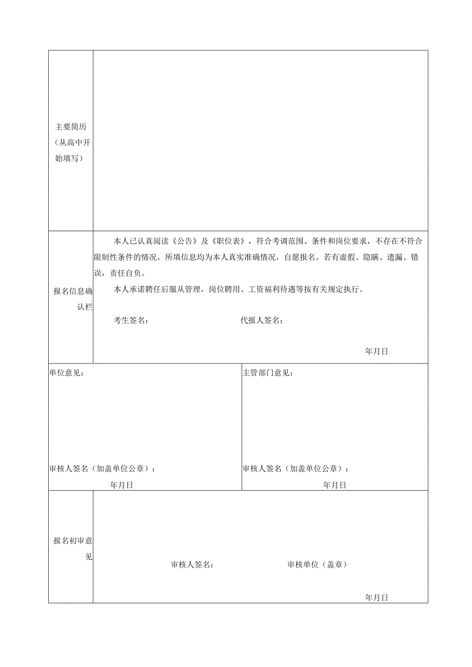 纳雍县禁毒工作服务中心2023年公开考调工作人员报名资格审核表.docx_第2页