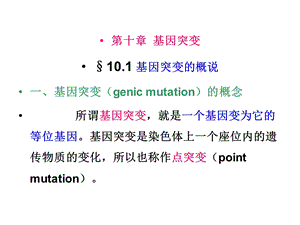 第10章基因突变.ppt