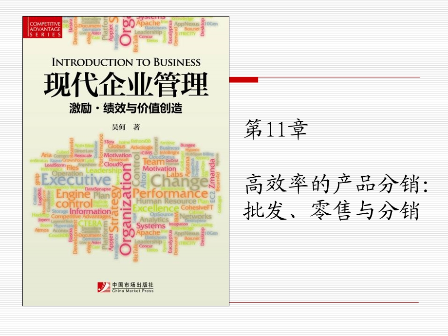 第11部分高效率的产品分销批发零售与分销名师编辑PPT课件.ppt_第1页