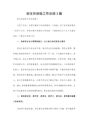 班主任班级工作总结3篇.docx