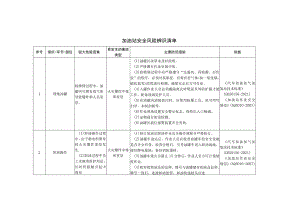 加油站安全风险辨识清单.docx