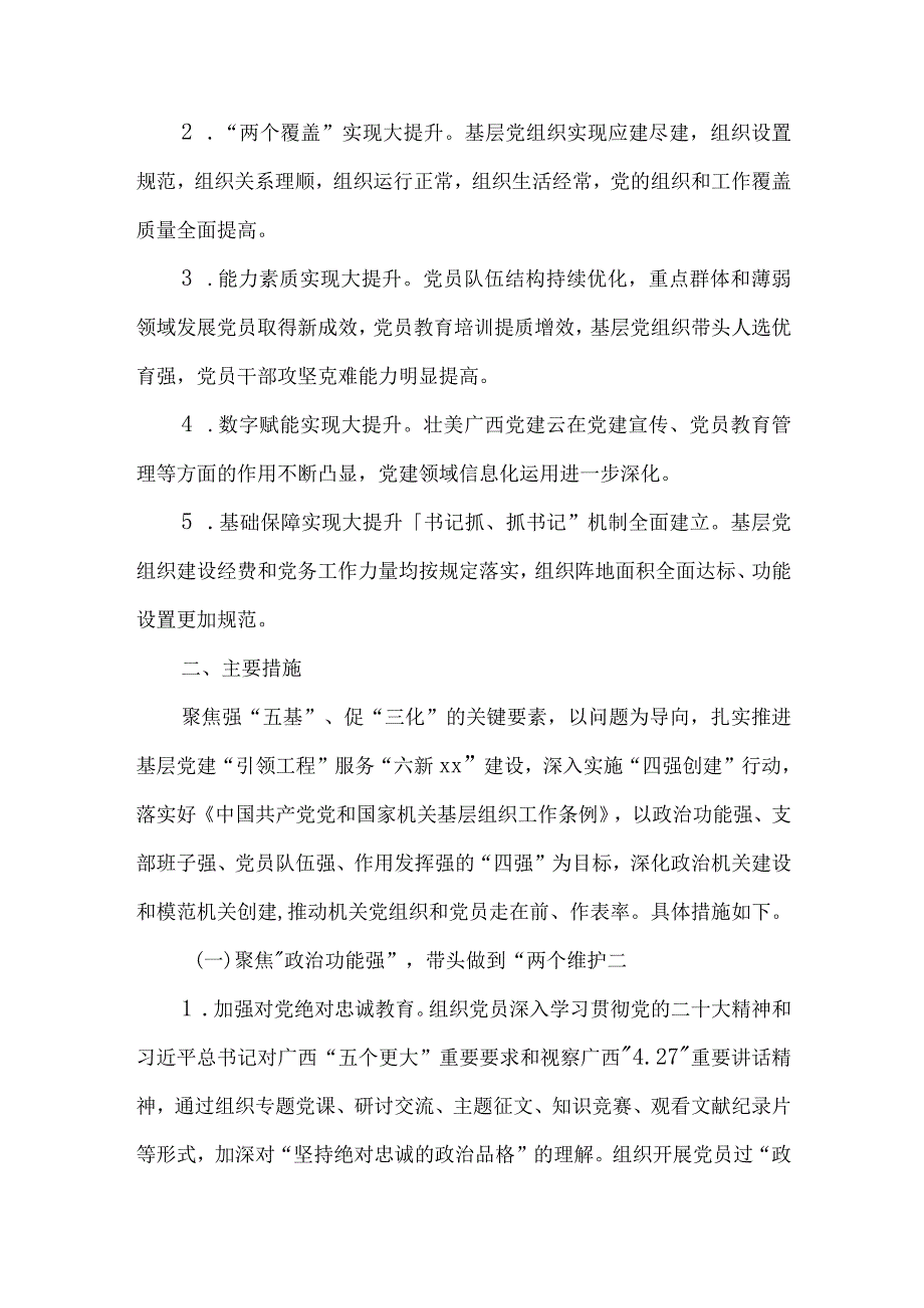 2023年全市基层党建“五基三化”提升年行动方案.docx_第2页