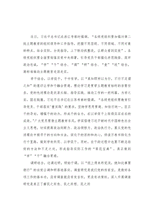 （2篇）学习在浙江考察时对主题教育重要指示心得体会.docx