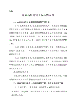 超限高层建筑工程具体范围、福建省超限高层建筑工程主要范围参照简表.docx