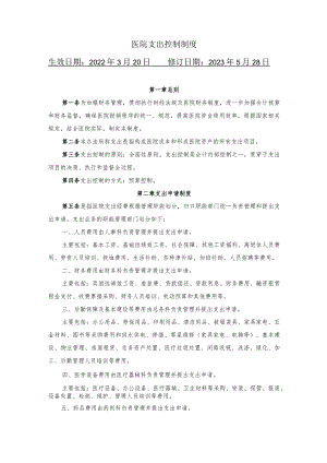 医院支出控制制度.docx