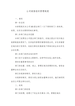 公司销售组织管理制度.docx