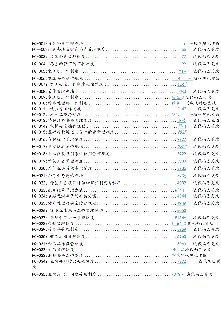 某三甲医院后勤保障管理制度汇编2023版.docx_第2页