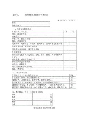 诊断复核及危险性行为评估表.docx