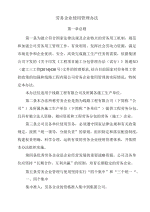 劳务企业使用管理办法.docx