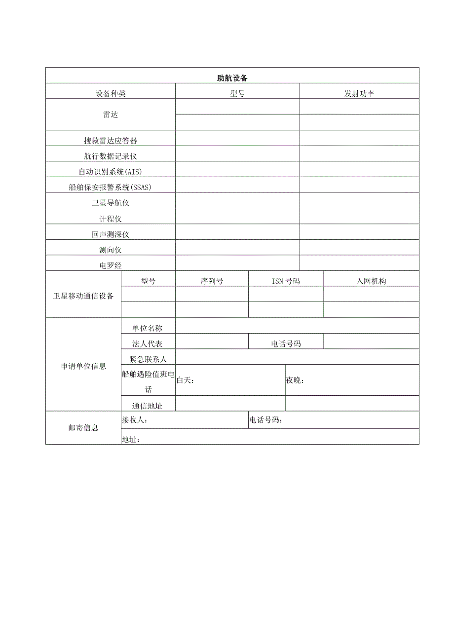 船舶水上无线电行政许可申请表.docx_第2页