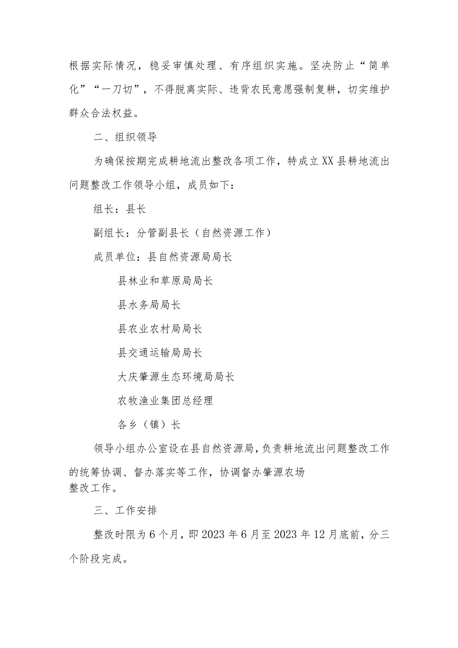 XX县2022年度耕地流出问题整改工作方案.docx_第3页