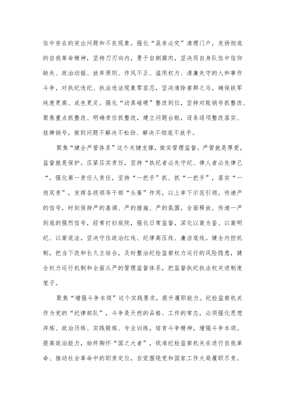 纪检监察干部队伍教育整顿主题研讨发言材料三.docx_第2页