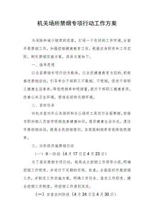 机关场所禁烟专项行动工作方案.docx