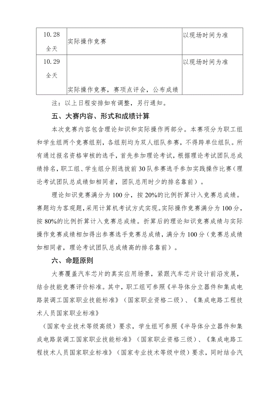 半导体分立器件和集成电路装调工（汽车芯片开发应用）赛项广东省选拔赛技术方案、理论知识、实操竞赛样题.docx_第2页