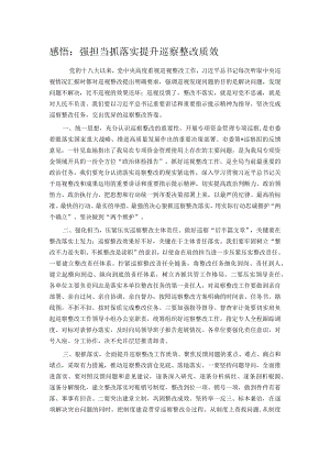 感悟：强担当抓落实 提升巡察整改质效.docx