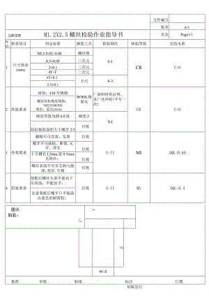 螺丝检验作业指导书（参考）.docx