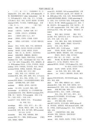 考研大纲词汇表.docx