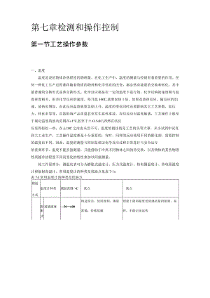 《化工工艺学》教案检测和操作控制.docx