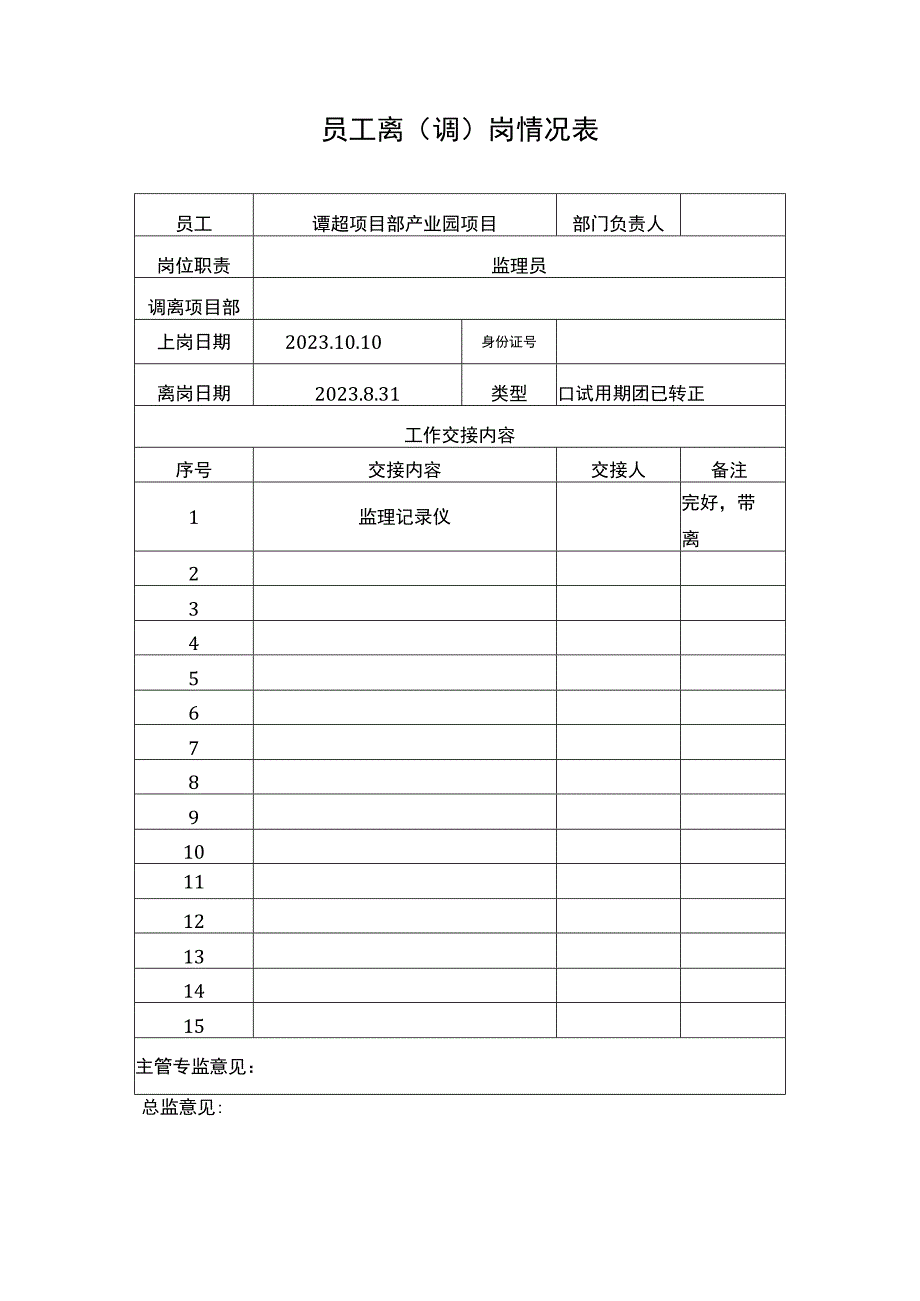 员工离（调）岗情况表docx.docx_第1页