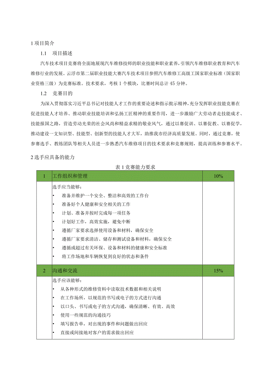 云浮市第二届职业技能大赛汽车技术项目技术文件.docx_第2页